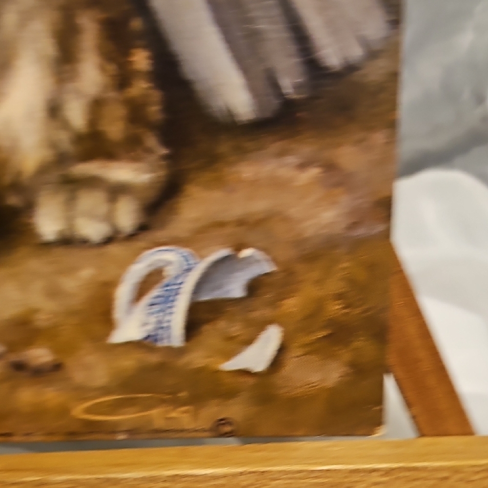 VTG Brown Tabby Cat Art Print  "Pitty Kitty" - Litho Print - Picture 6 of 12